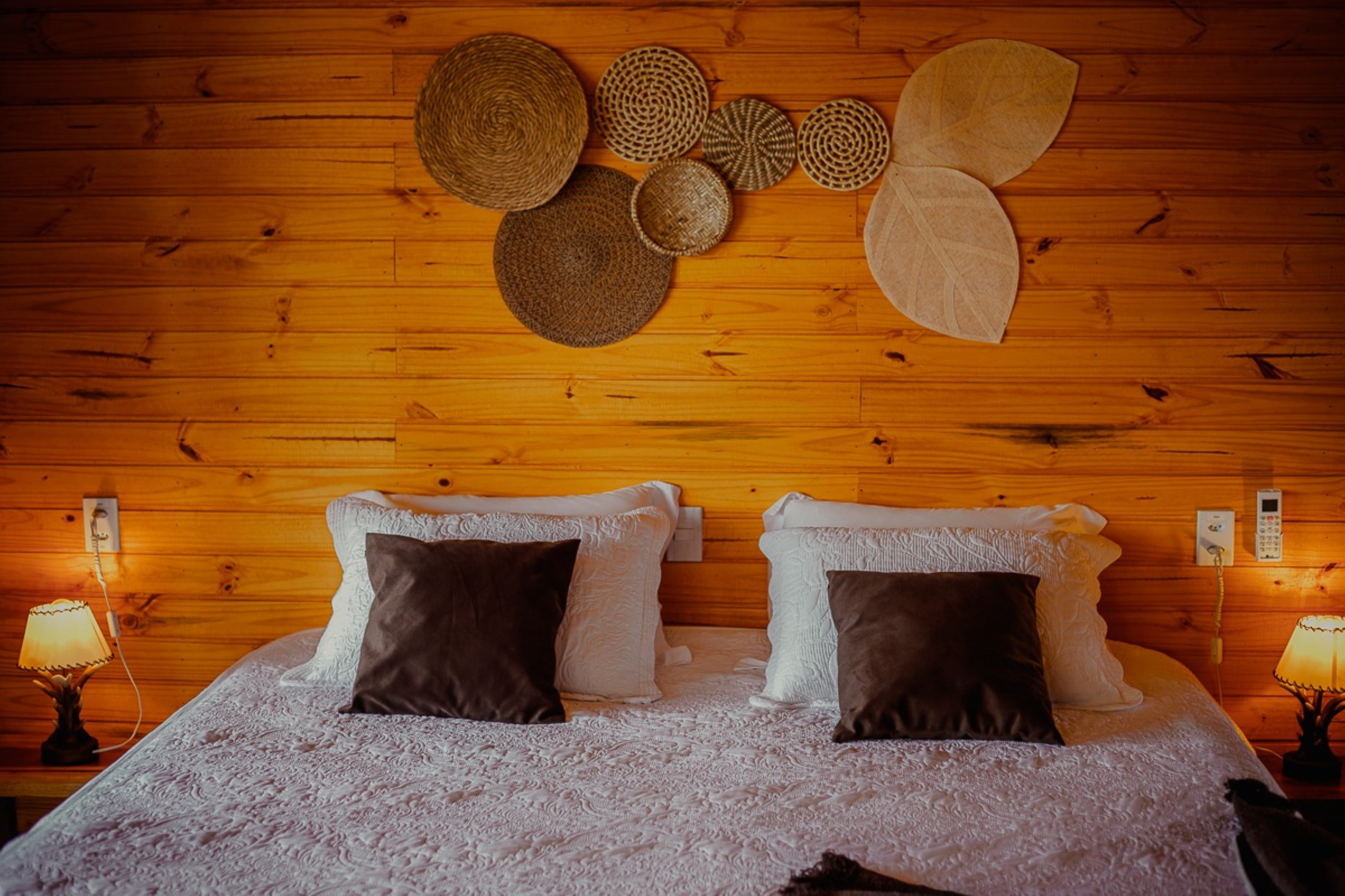 Quarto com cama king size da Cabana Premium